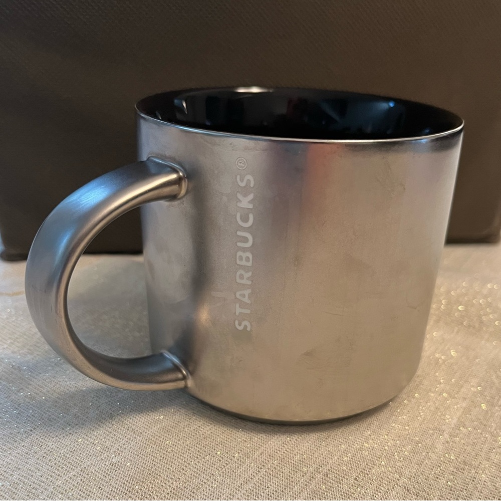 Starbucks Silver Coffee Cup